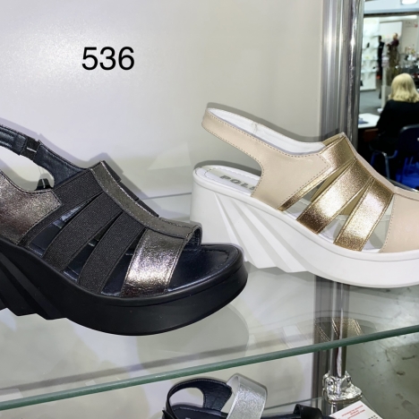 Босоножки женские №536-Р - Днепропетровская обувная фабрика POLI, Украина
